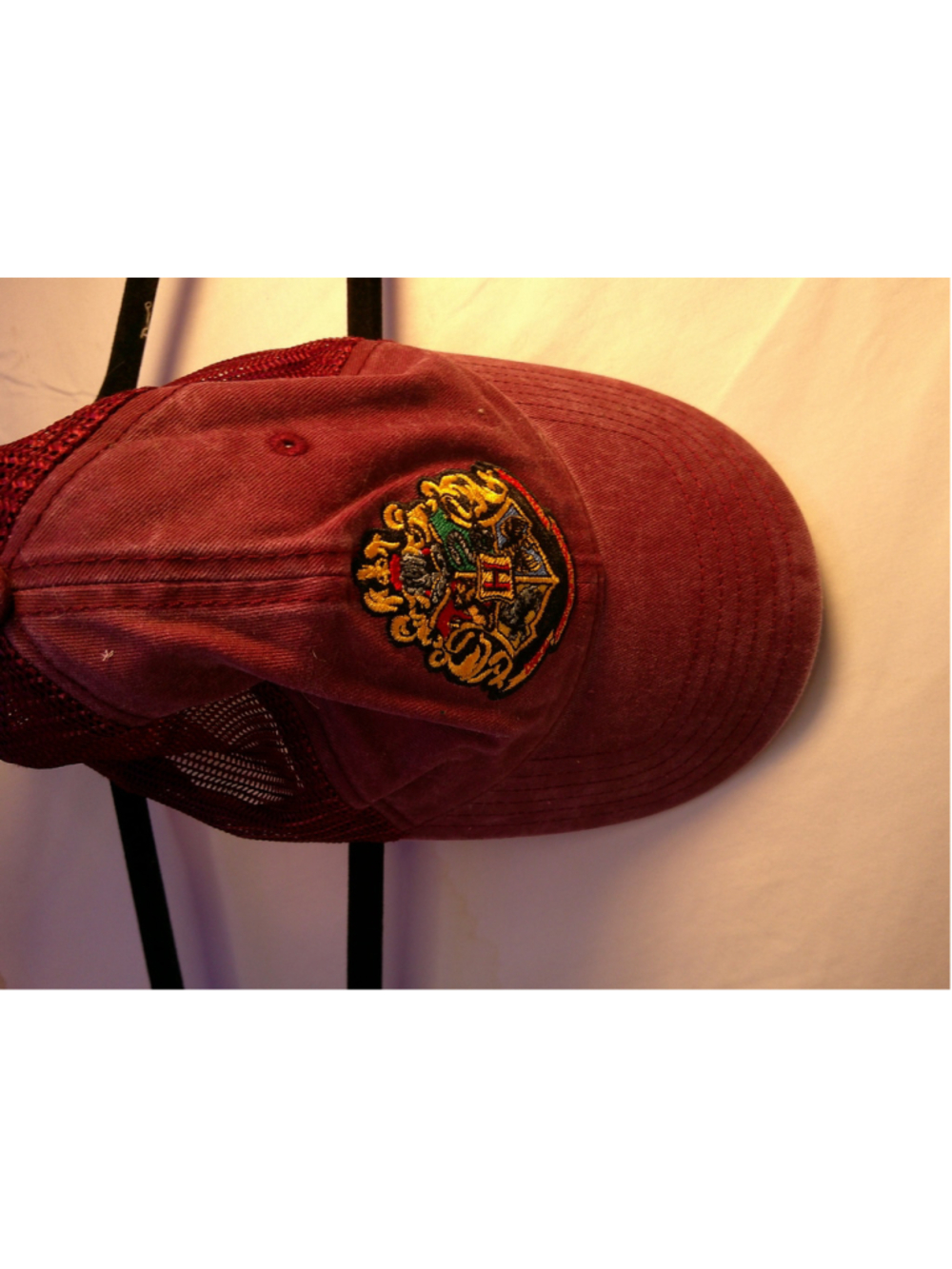 Women's Harry Potter Maroon & Gold Hogwarts Crest Trucker Hat One Size